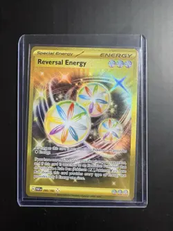 Reversal Energy 266/182 Gold Secret Rare Paradox Rift Pokemon TCG NM/MINT - Image 1