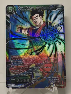 Son Gohan, Hidden Might DB3-055 SR FOIL Dragon Ball Super Card Game NM/M - Image 1