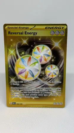 Reversal Energy 266/182 Gold Secret Rare Paradox Rift Pokemon TCG NM/MINT - Image 1