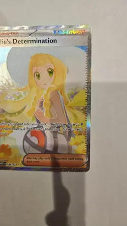 Pokemon TCG Lillie's Determination Mega Evolution Card 184/132 SIR English - Image 3