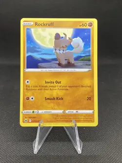 Pokemon TCG Rockruff 73/159 S&S Crown Zenith - Image 1