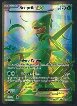 Sceptile EX 84/98 Full Art Ultra Rare Pokemon XY Ancient Origins Near Mint - Image 1