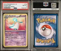 Pokemon Gardevoir 109/108 PSA 8 NM-MT BW Dark Explorers Shiny Secret Rare 2012 - Image 3