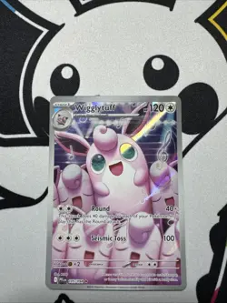 Pokemon TCG Wigglytuff 105/094 Phantasmal Flames Illustration Rare Holo 120 HP - Image 1