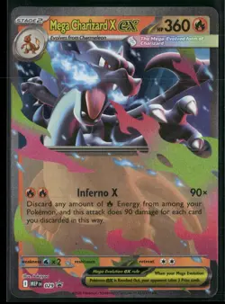 Mega Charizard X ex - 029 029 Holo Promo ME: Mega Evolution Promo Pokemon NM - Image 1
