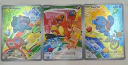 Pokemon 30th Anniversary First Partner Pack Charmander 38 Squirtle 39 Bulbasaur - Image 3