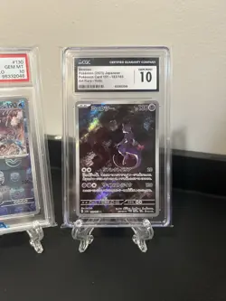 Lot Of 2 - Pokemon SV2A JP Gyarados Masterball RH PSA 10 & 151 JP Mewto CGC 10 - Image 2