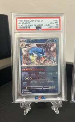 Lot Of 2 - Pokemon SV2A JP Gyarados Masterball RH PSA 10 & 151 JP Mewto CGC 10 - Image 5