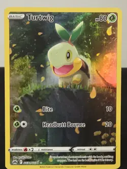 Crown Zenith: Galarian Gallery #GG31/GG70 Turtwig tcg Pokemon Ultra Rare,Holo - Image 1