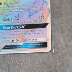 Pokemon TCG Darkrai GX 158/147 Rainbow Secret Rare NM/M Burning Shadows - Image 2