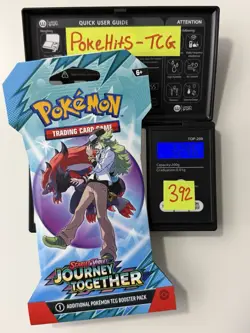 (HEAVY)🔥32.46g Pokemon TCG Journey Together Sleeved Booster Pack Factory Sealed - Image 1