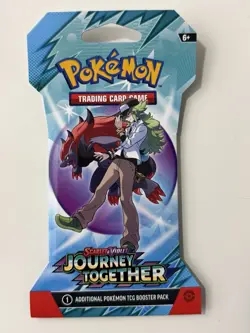 (HEAVY)🔥32.46g Pokemon TCG Journey Together Sleeved Booster Pack Factory Sealed - Image 2