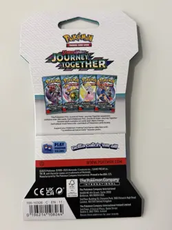 (HEAVY)🔥32.46g Pokemon TCG Journey Together Sleeved Booster Pack Factory Sealed - Image 3