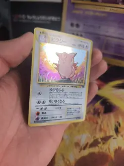 Pokemon Karte Card Clefable Pixi Jungle Dschungel Holo Wotc japanese Exc+ Swirl - Image 5
