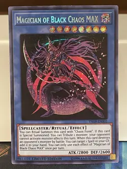Magician Of Black Chaos MAX - TN19-EN002 - Prismatic Secret Rare -Limited Ed.-LP - Image 1