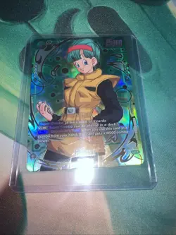 Bulma FB04-068 1st Anniversary Promo Alternate Art Dragon Ball Card Fusion World - Image 1