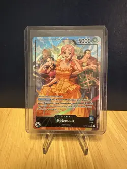 One Piece TCG Rebecca Leader Alt Art OP15-039 English M/NM - Image 1