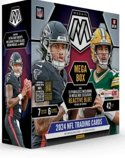 2024 Panini Mosaic Football Trading Card Mega Box - Image 1