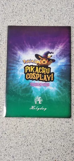 Attack on Titan Pikachu Cosplay – Purple Holo Foil – Fan Art Parody Card - Image 2