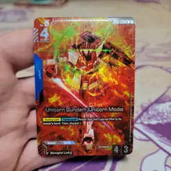 Unicorn Gundam (Unicorn Mode) Foil GD01-005 R+ NM Gundam TCG Card Game - Image 1