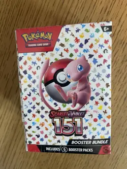 Pokemon TCG Scarlet & Violet 151 Booster Bundle – 6 Sealed Booster Packs - Image 1