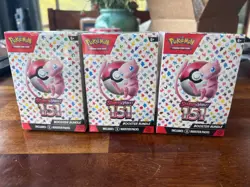 Pokemon Scarlet & Violet 151 Booster Box Bundle Lot of 3 Sealed English - Image 1
