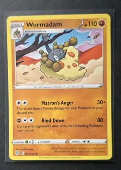 Wormadam 77/172 Brilliant Stars Regular Rare Pokemon Card TCG 077/172 Pokemon - Image 1