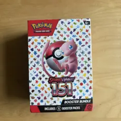 Pokemon TCG Scarlet & Violet-151 Booster Bundle (6 Packs) Factory Sealed - Image 1
