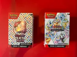 Pokemon TCG S&V 151 Booster Bundle & Prismatic Evolutions Booster Bundle Sealed - Image 1