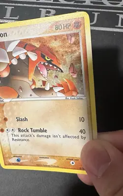 Groudon 5/106 Emerald Holo Rare Pokemon Card LP - Image 2