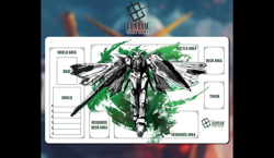 Gundam Card Game Wing Gundam Alternate Art Beta Playmat Custom - Image 1