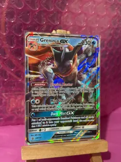 Pokemon TCG Greninja GX SM197 SM Promos Holo Promo 2019 LP - Image 1