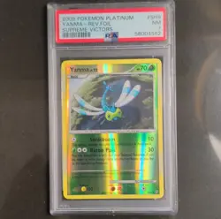 Pokemon TCG Yanma Shiny Supreme Victors Reverse Holo SH9 PSA 7 2009 - Image 1