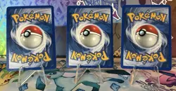 1995 Vintage Pokemon TCG Lot of 3 Sabrina’s Abra Rapidash Omastar LP-MP - Image 2