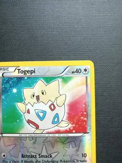 Pokemon Togepi 110/149 Reverse Holo Boundaries Crossed Excellent Condition VLP - Image 2