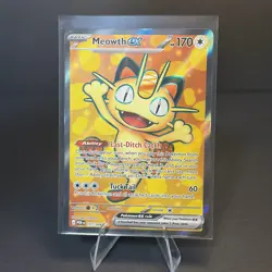 Meowth EX 107/088 NM Pokemon TCG Perfect Order Ultra Rare - Image 1
