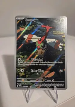 Pokemon 2025 SV Destined Rivals Yanma 183/182 Illustration Rare Near Mint - Image 1