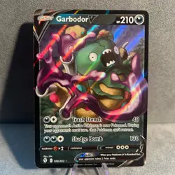 Garbodor V 100/203 Holo Evolving Skies Pokemon NM - Image 1