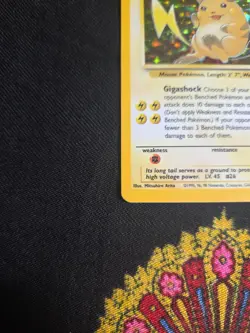 Pokemon Raichu Fossil Holo Rare Unlimited 14/62 1999 90 HP English - Image 3