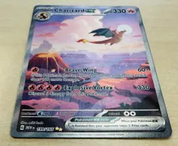 Charizard EX 199/165 Scarlet & Violet 151 Special Illustration Rare Pokemon [NM] - Image 2