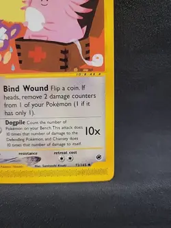 Chansey 72/165 Expedition Base Set Regular Non Holo Pokemon - Image 4