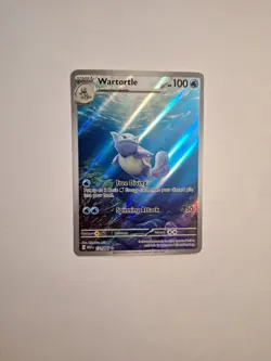 Pokemon Wartortle 171/165 Scarlet & Violet 151 Holo Illustration Rare 100 HP - Image 1