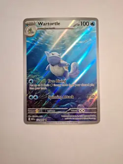 Pokemon Wartortle 171/165 Scarlet & Violet 151 Holo Illustration Rare 100 HP - Image 2