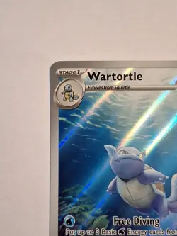 Pokemon Wartortle 171/165 Scarlet & Violet 151 Holo Illustration Rare 100 HP - Image 3