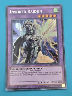 Invoked Raidjin - FUEN-EN028 - Secret Rare - Unlimited Edition NM - Image 1