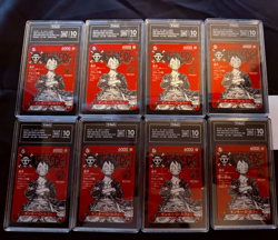 TAG 10 One Piece ST21-014 SR Monkey.D.Luffy - JP - Foil - Magazine Promo -Graded - Image 3