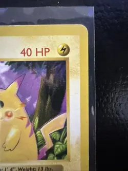 Red Cheeks Shadowless Pikachu 58/102 - Pokemon 1999 Base Set LP - Image 4