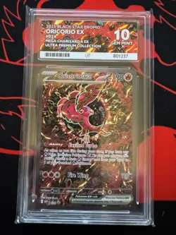 Oricorio ex 024 Ace 10 Black Star Promo UPC- Perfect Subs- Gem Mint Pokemon TCG - Image 1