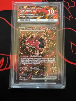 Oricorio ex 024 Ace 10 Black Star Promo UPC- Perfect Subs- Gem Mint Pokemon TCG - Image 1