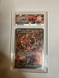 Pokemon TCG Oricorio Ex MEP 024 Black Star Promo ACE 10 GEM MINT - perfect subs - Image 1